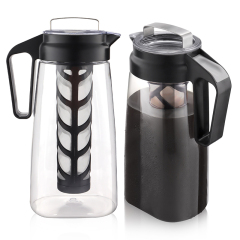 BPA Free Airtight Lid PP Handle Easy To Clean Reusable Mesh Filter Leak proof Tritan Cold Brew Coffee Maker